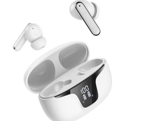 Clarion. Claridad en tu voz, audífonos especializados para conferencias, microfono dual, Bluetooth 5.3 mejorado.